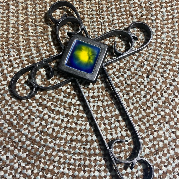 🆕Hand-Forged In Mexico Iron Cross, OS - Picture 2 of 10